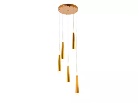 Светильник подвесной orpelo (evoluce) золотой