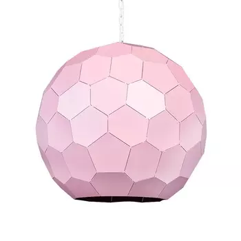 Светильник подвесной otona (desondo) розовый 58 см.