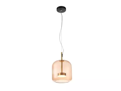 Светильник подвесной palochino (st luce) оранжевый 40.0 см.