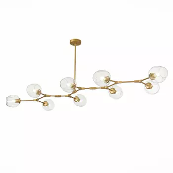 Светильник подвесной rametto (st luce) золотой 233x78x82 см.