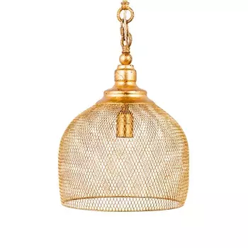 Светильник подвесной satinet hovel (desondo) золотой 39 см.