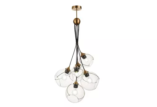 Светильник подвесной satturo (evoluce) прозрачный 120 см.