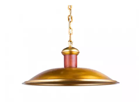 Светильник подвесной saucer (desondo) золотой 22 см.