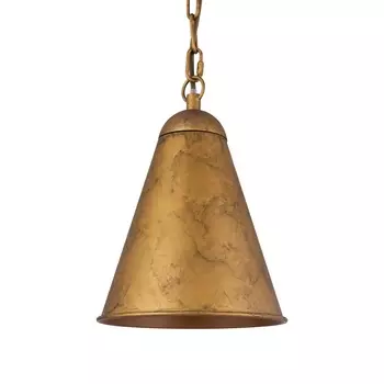 Светильник подвесной silma (desondo) золотой 28 см.