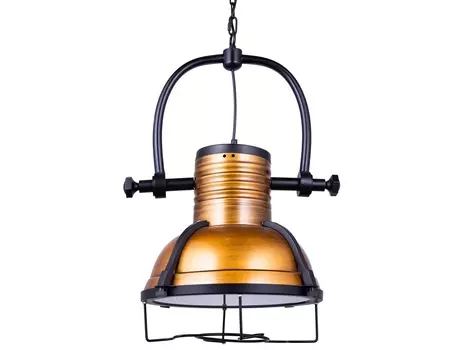 Светильник подвесной skaro (desondo) золотой 63 см.