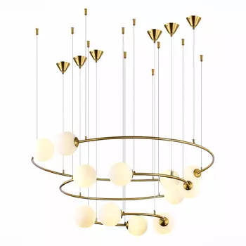 Светильник подвесной st luce arkos sl1186.303.12 (st luce) золотой 1 см.