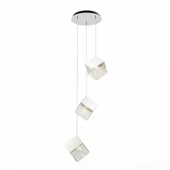Светильник подвесной st luce riello sl1182.103.03 (st luce) серебристый