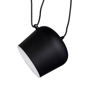 Светильник подвесной tambour (desondo) черный 20 см.