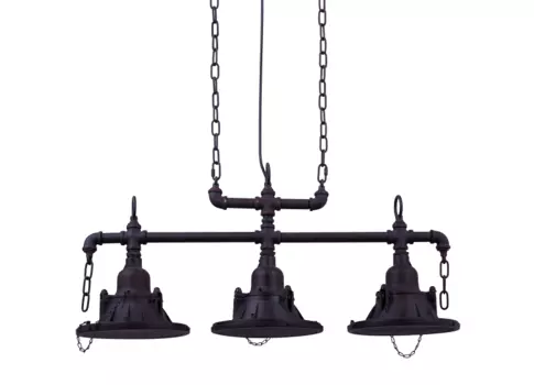 Светильник подвесной teras (desondo) коричневый 75x33 см.