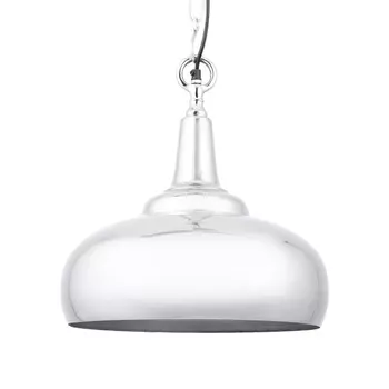 Светильник подвесной troughton (desondo) серебристый 39 см.