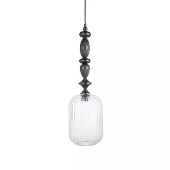 Светильник подвесной verre mix (desondo) серый 71 см.