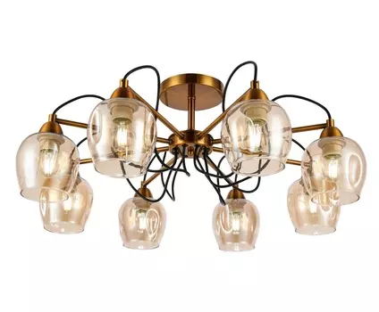 Светильник потолочный acro (evoluce) коричневый