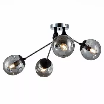 Светильник потолочный marea (evoluce) серебристый 29 см.