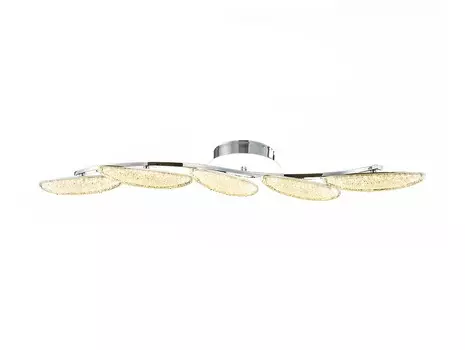 светильник потолочный тионит (kink light) серебристый 88.0x12.0x26.0 см.