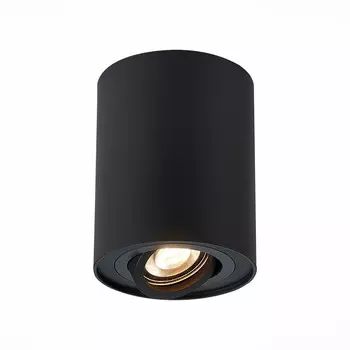 Светильник потолочный torus (st luce) черный 12 см.