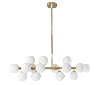 Светильник сида (kink light) золотой 92.0x70.0 см.