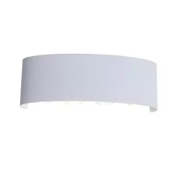 Светильник уличный настенный bisello (st luce) белый 22x9x5 см.