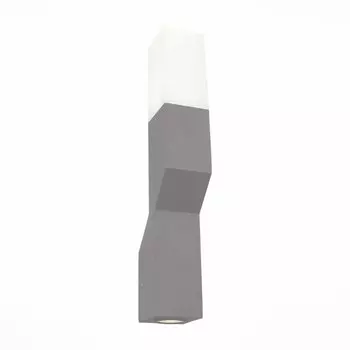 Светильник уличный настенный fratto (st luce) серый 8x46x13 см.