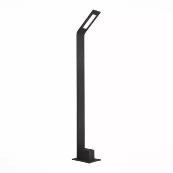 Светильник уличный наземный ansa (st luce) черный 16x80x10 см.