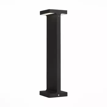 Светильник уличный наземный distesa (st luce) черный 10x40x10 см.