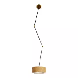 Светильник юпитер (woodled) коричневый 11 см.