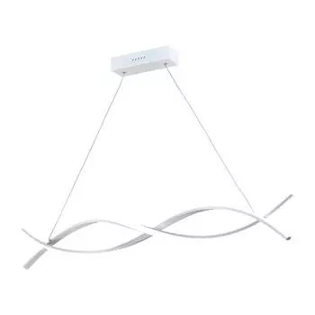 Светодиодная подвесная люстра losso (moderli) белый 15x120 см.