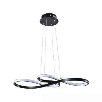 Светодиодная подвесная люстра roberta (moderli) черный 32x100 см.