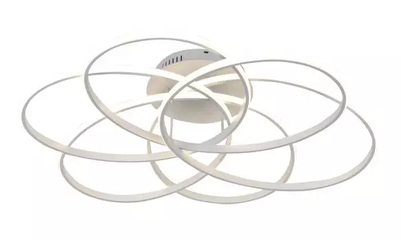 Светодиодная потолочная люстра с пультом adam 18*75 (moderli) белый 18 см.