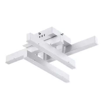 Светодиодная потолочная люстра vinsent белый (moderli) белый 40x12x40 см.