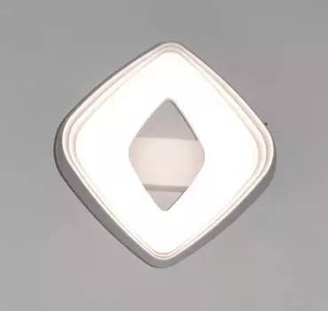 Светодиодный настенный светильник alfi 28*27 (moderli) белый 28x27x9 см.