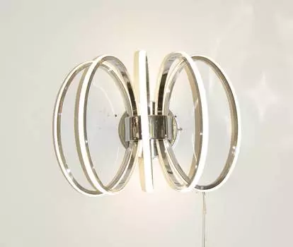 Светодиодный настенный светильник illiada 37*27 (moderli) белый 37x27x17 см.