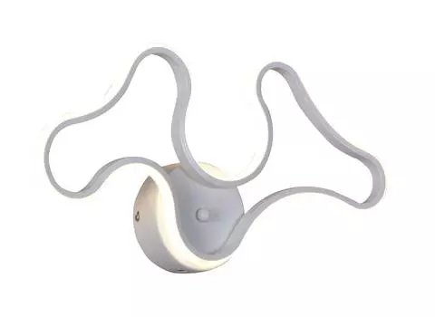 Светодиодный настенный светильник monica 28*24 (moderli) белый 28x24x6 см.