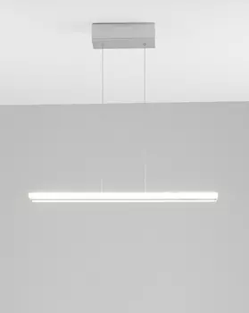 Светодиодный подвесной светильник holo (moderli) серый 60x120x12 см.