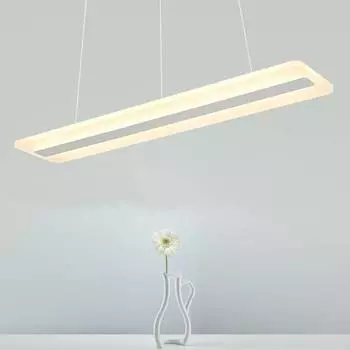 Светодиодный подвесной светильник star 100*50 белый (moderli) белый 50x100x15 см.