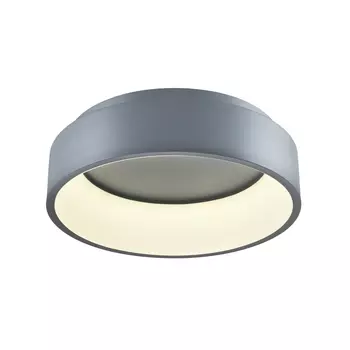 Светодиодный потолочный светильник moderli v2284-cl piero led*28w (stoolgroup) серый 45x12x45 см.
