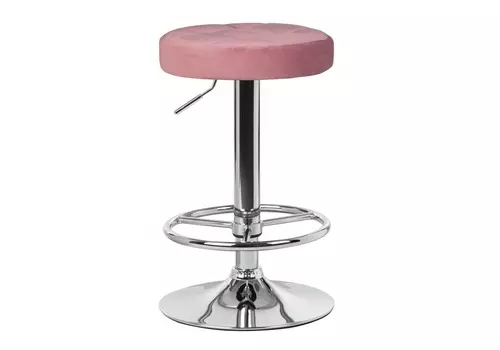 Табурет барный bruno пудрово-розовый (dobrin) розовый 36x83x36 см.