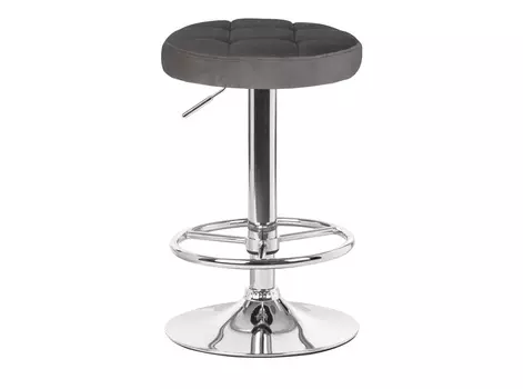 Табурет барный bruno серый (dobrin) серый 36x83x36 см.