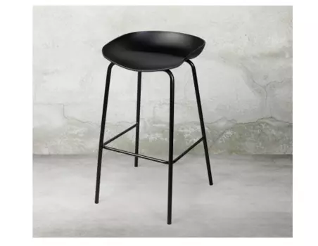 Табурет барный (desondo) черный 42x81x43 см.