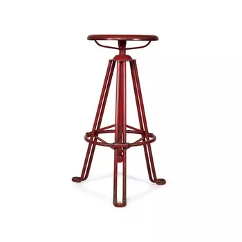 Табурет барный lozenge (desondo) красный 78 см.