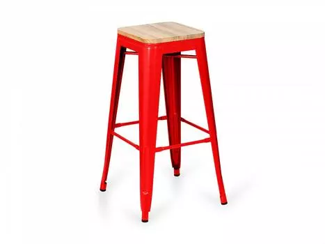 Табурет барный tolix (ogogo) коричневый 30x78 см.