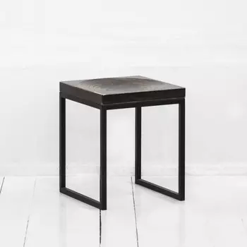 Табурет fullmoon в черном цвете (archpole) черный 37x45x37 см.