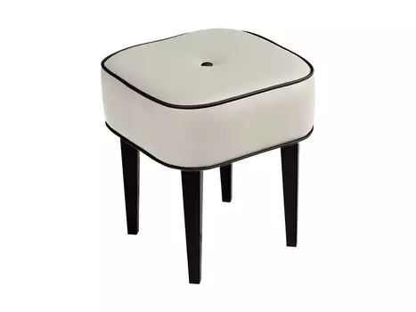 Табурет handy sq (ogogo) белый 40x45x40 см.