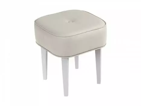 Табурет handy sq (ogogo) белый 40x45x40 см.