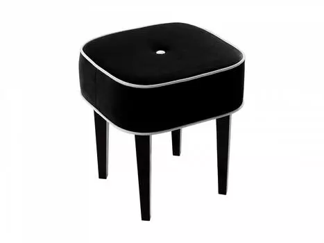 Табурет handy sq (ogogo) черный 40x45x40 см.