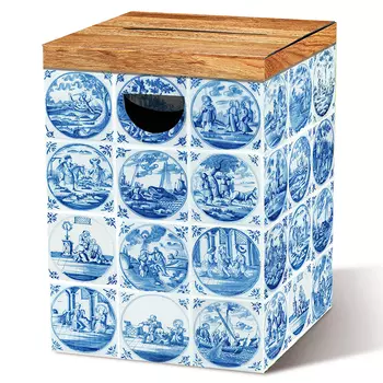 Табурет картонный remember (remember) синий 32x44x32 см.