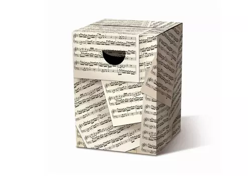 Табурет картонный сборный аllegro (remember) бежевый 32x44x32 см.