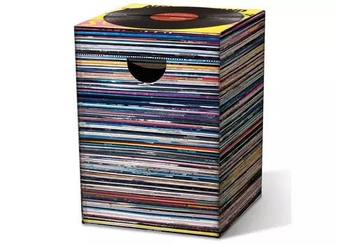 Табурет картонный сборный music express (remember) мультиколор 32x44x32 см.