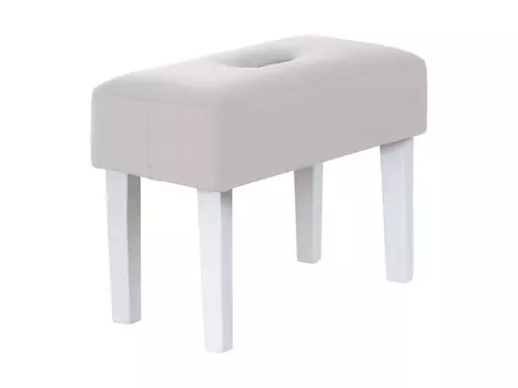 Табурет мягкий handy (ogogo) белый 51x39x26 см.