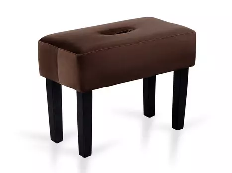Табурет мягкий handy (ogogo) коричневый 51x39x26 см.