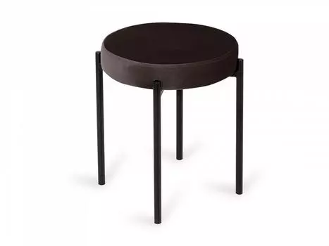 Табурет simply коричневый (ogogo) черный 49 см.